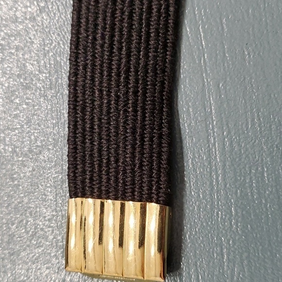 Rope belt by Talbotts. Pink, purple and black. Stretch. - Picture 6 of 8